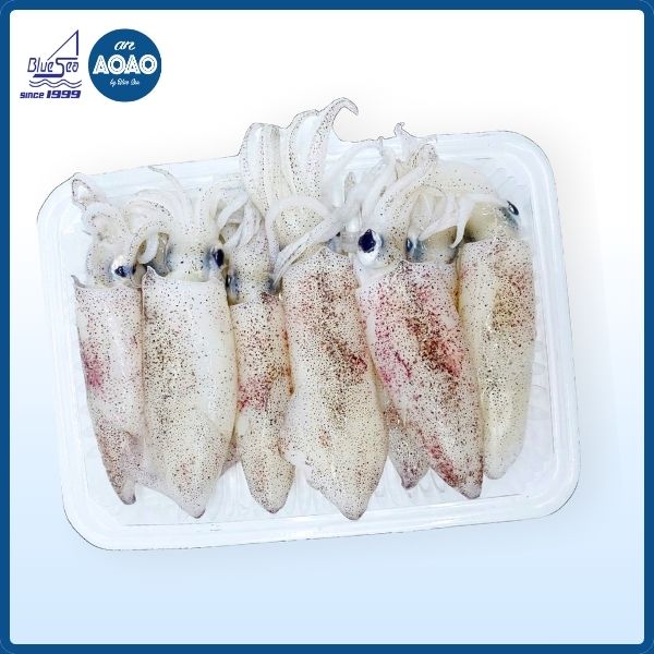 mực ống có trứng